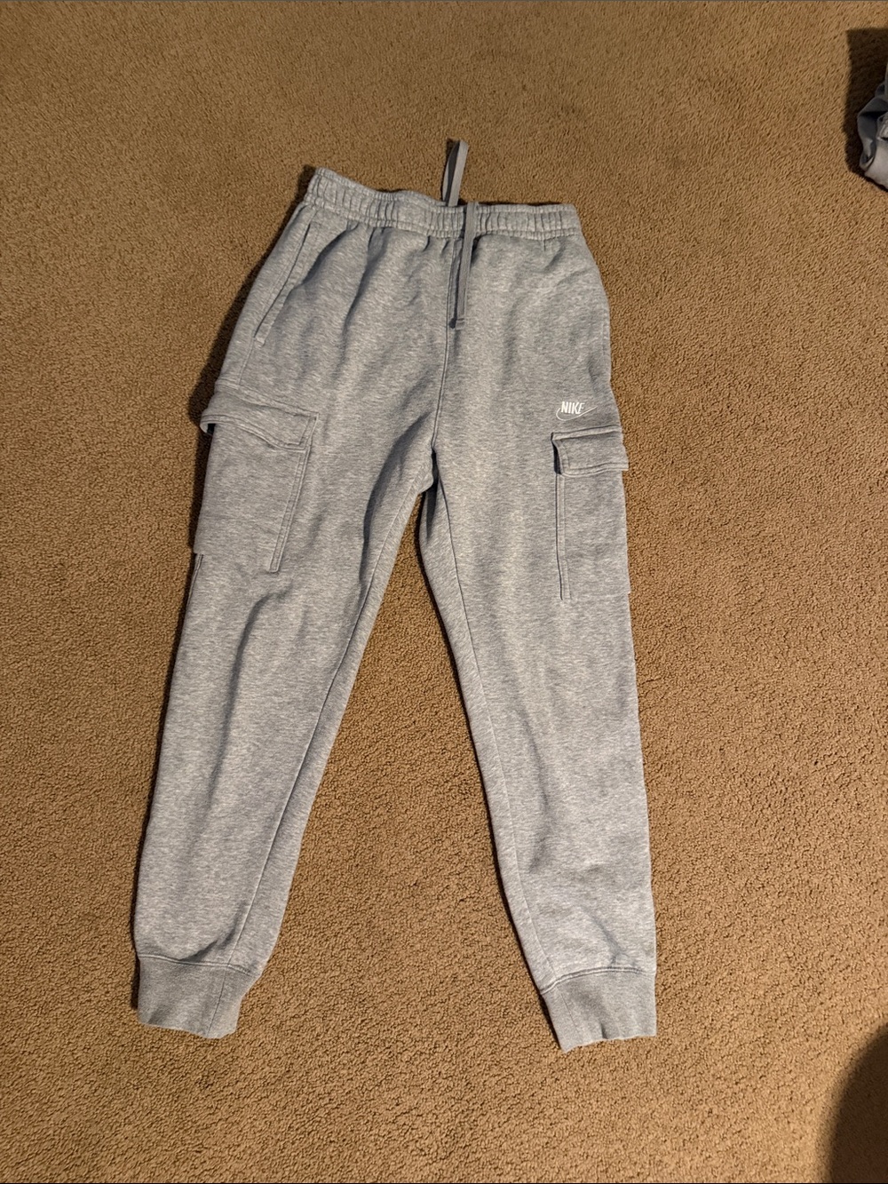 Nike Light Gray Cargo Sweatpants